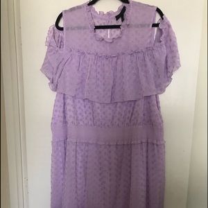 Lane Bryant cold shoulder dress.